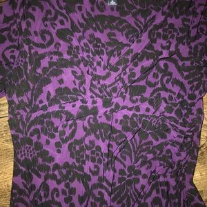 Purple Printed Dress
